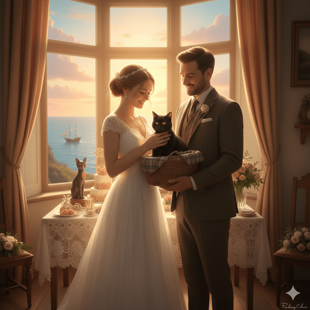 2, イギリスでは「結婚祝い」の定番?世界が認める黒猫の幸運パワー