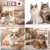 アメリカ猫 vs 日本猫